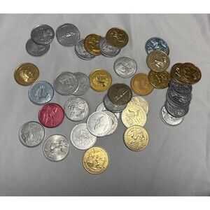Vintage Mardi Gras Aluminum Tokens From 1970s  (43)